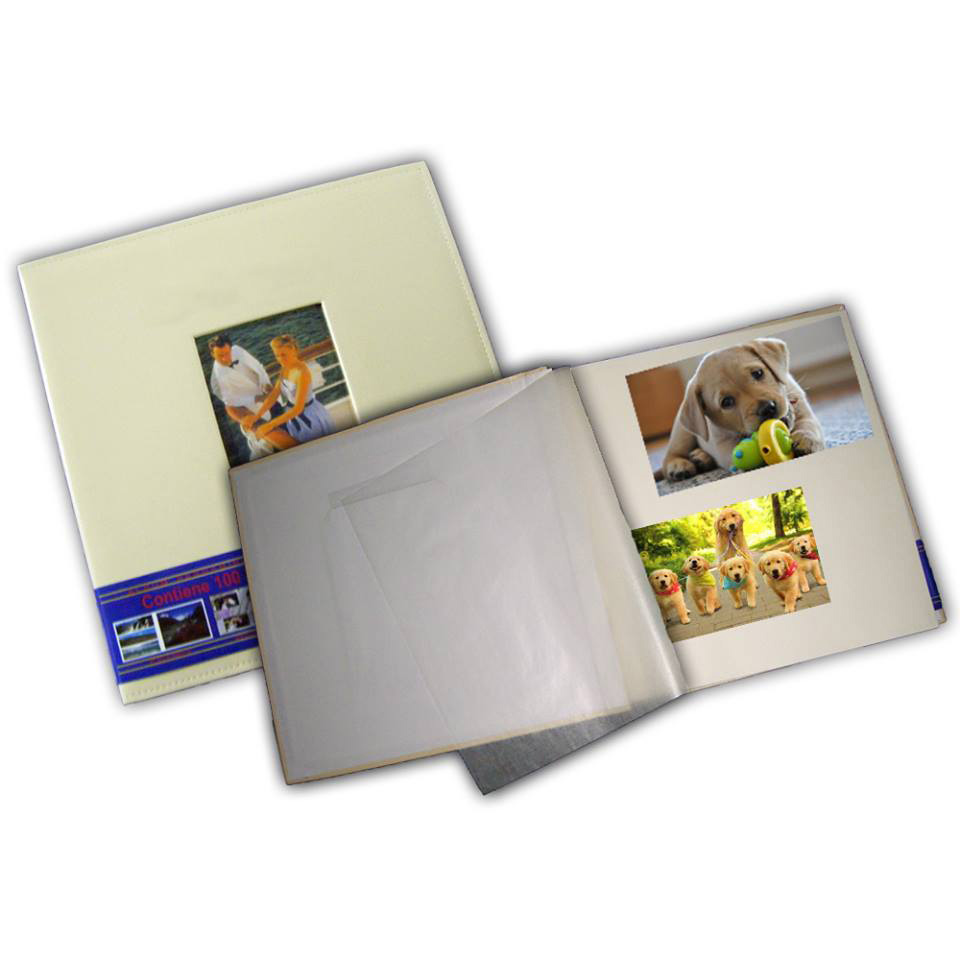 ÁLBUM ART PERGAMINO  CON VENTANA